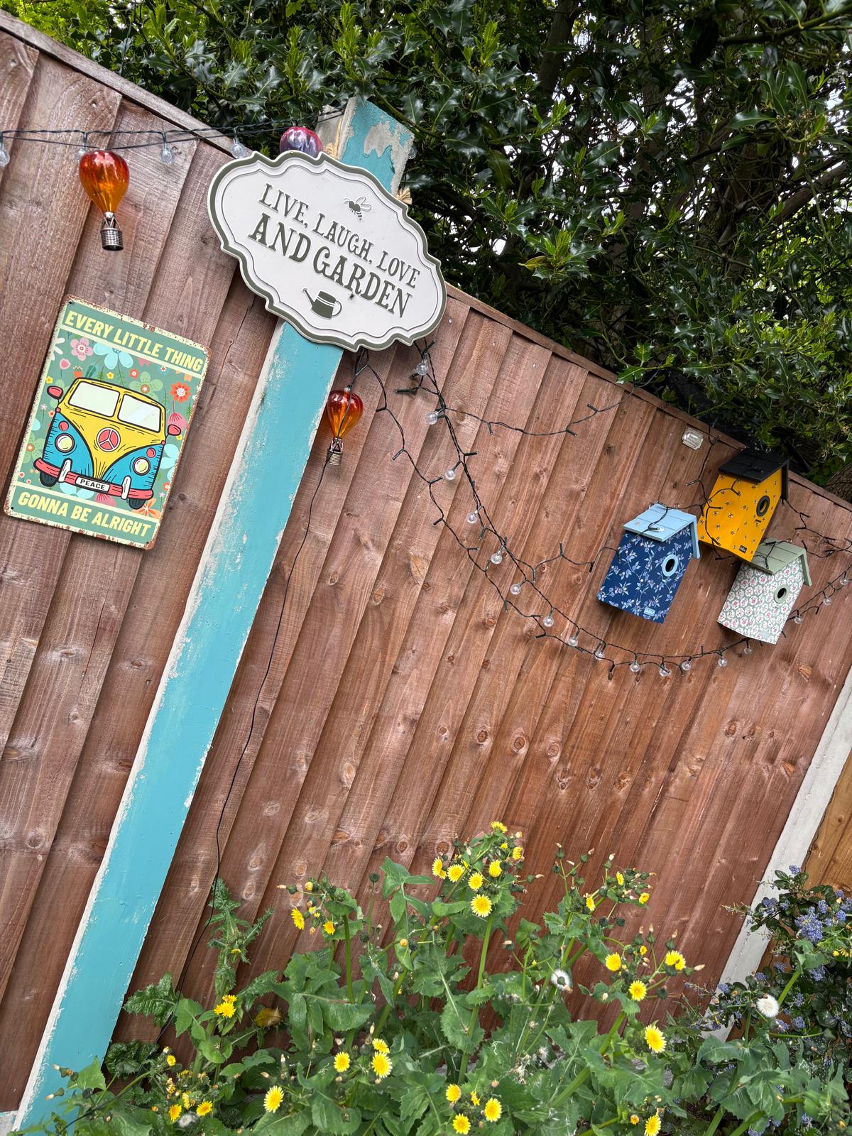 Garden themed area